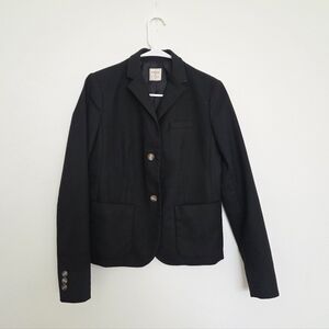 GAP The Academy Blazer In Black Womens Size 2